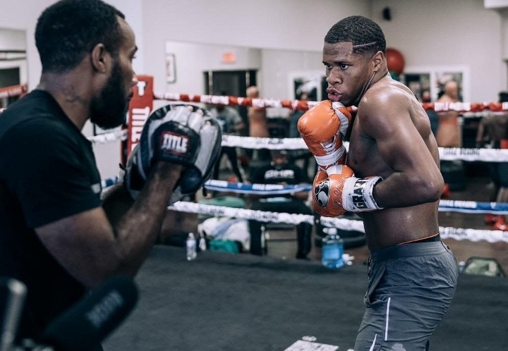 Photos Devin Haney Grinds Hard In Camp For Gamboa Fight Boxing News